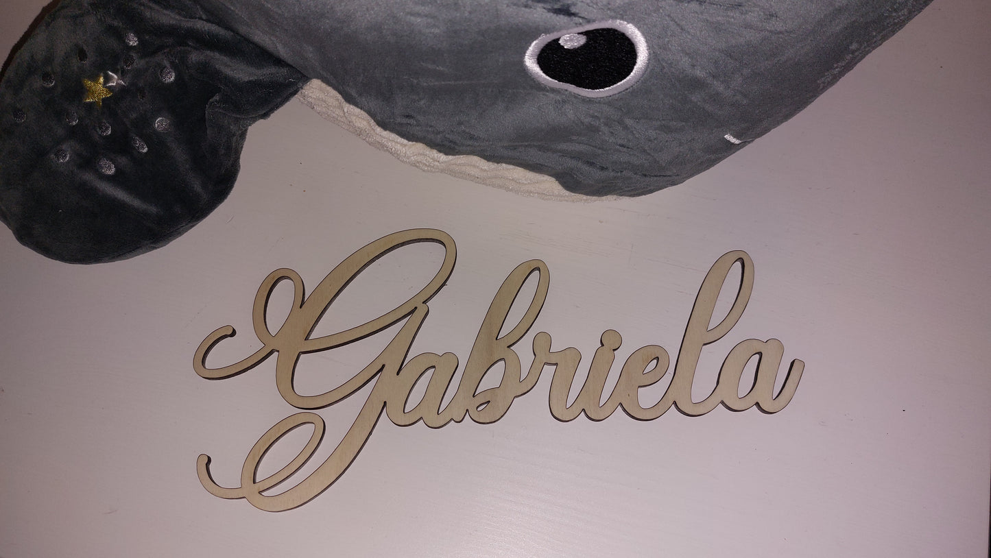 Prénom en bois à personnaliser