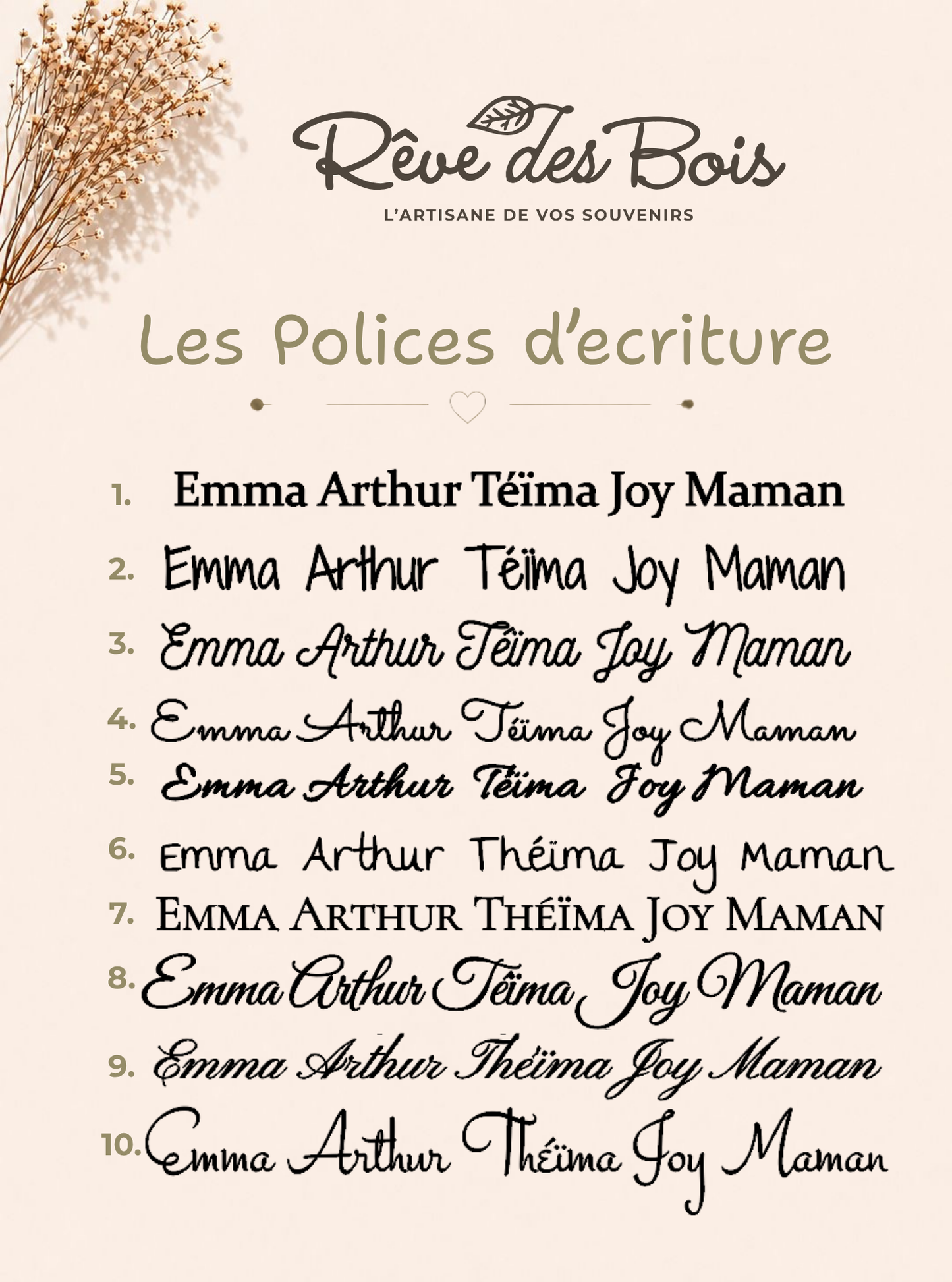 Porte clé en bois rond, cadeau invité mariage Modèle lière