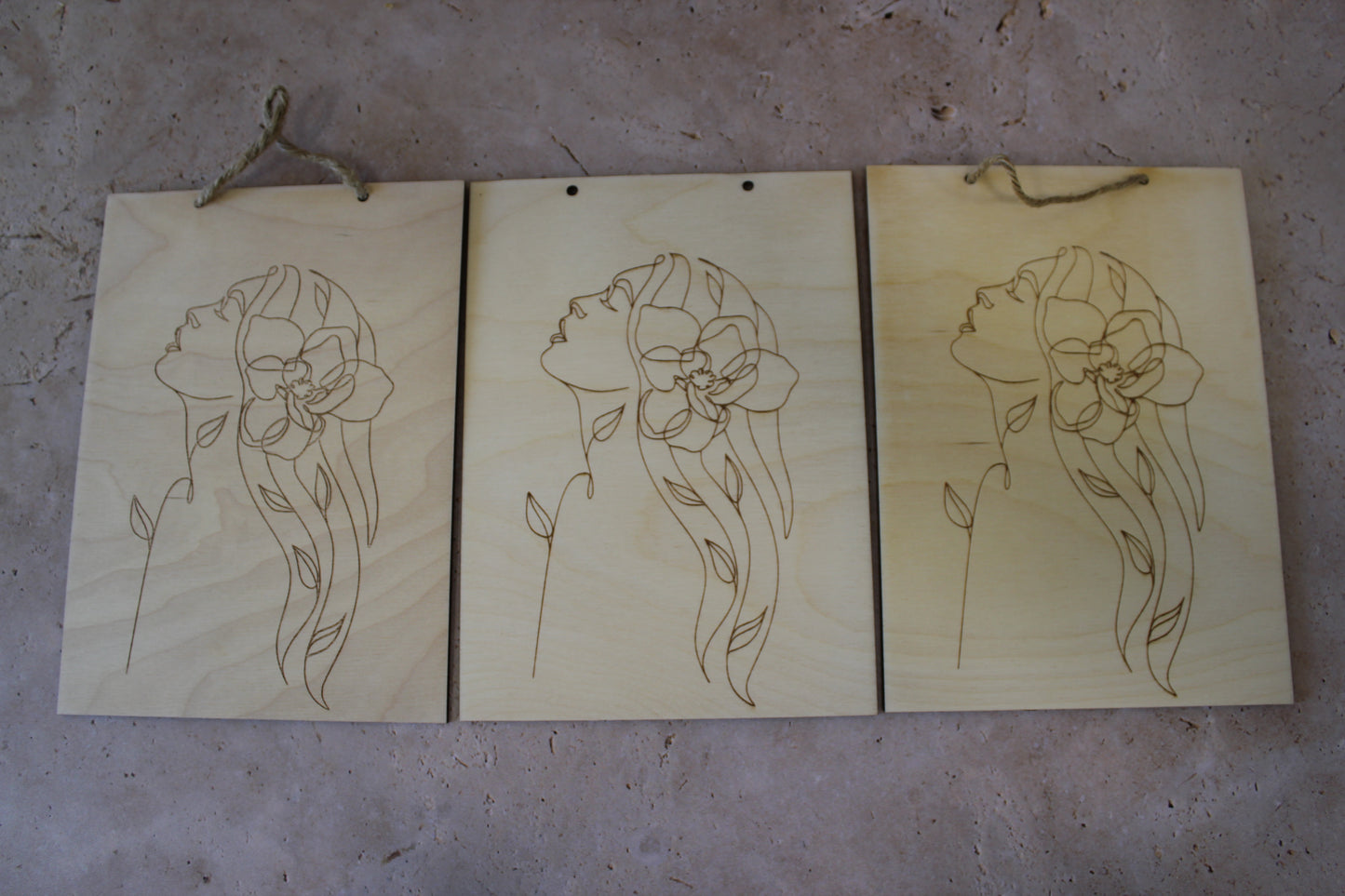 Tableau Femme lineart