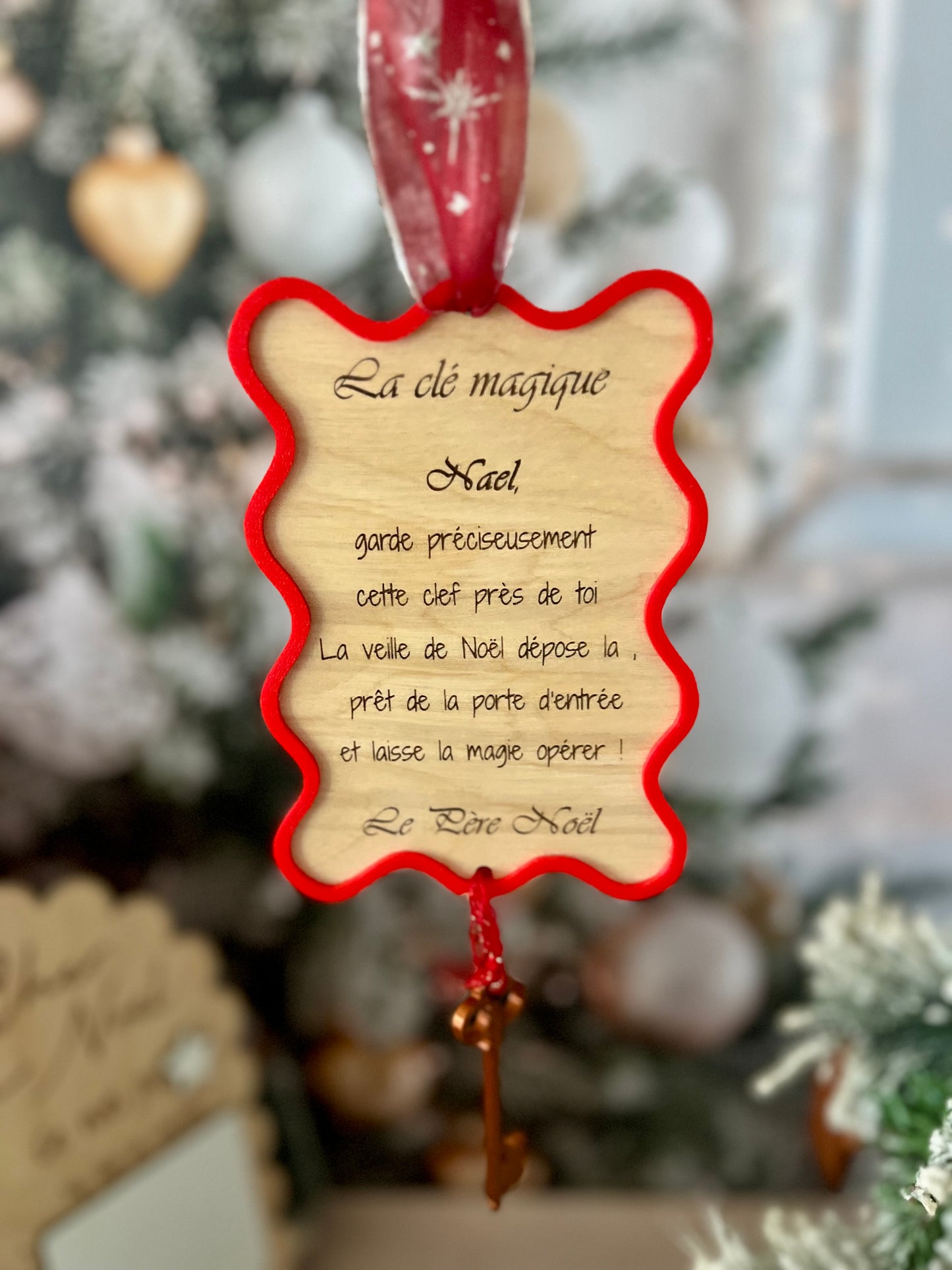 Clef magique du Père Noël -décoration Noël