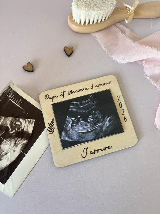 Cadre Photo personnalisé annonce grossesse, cadeau naissance, mini nous
