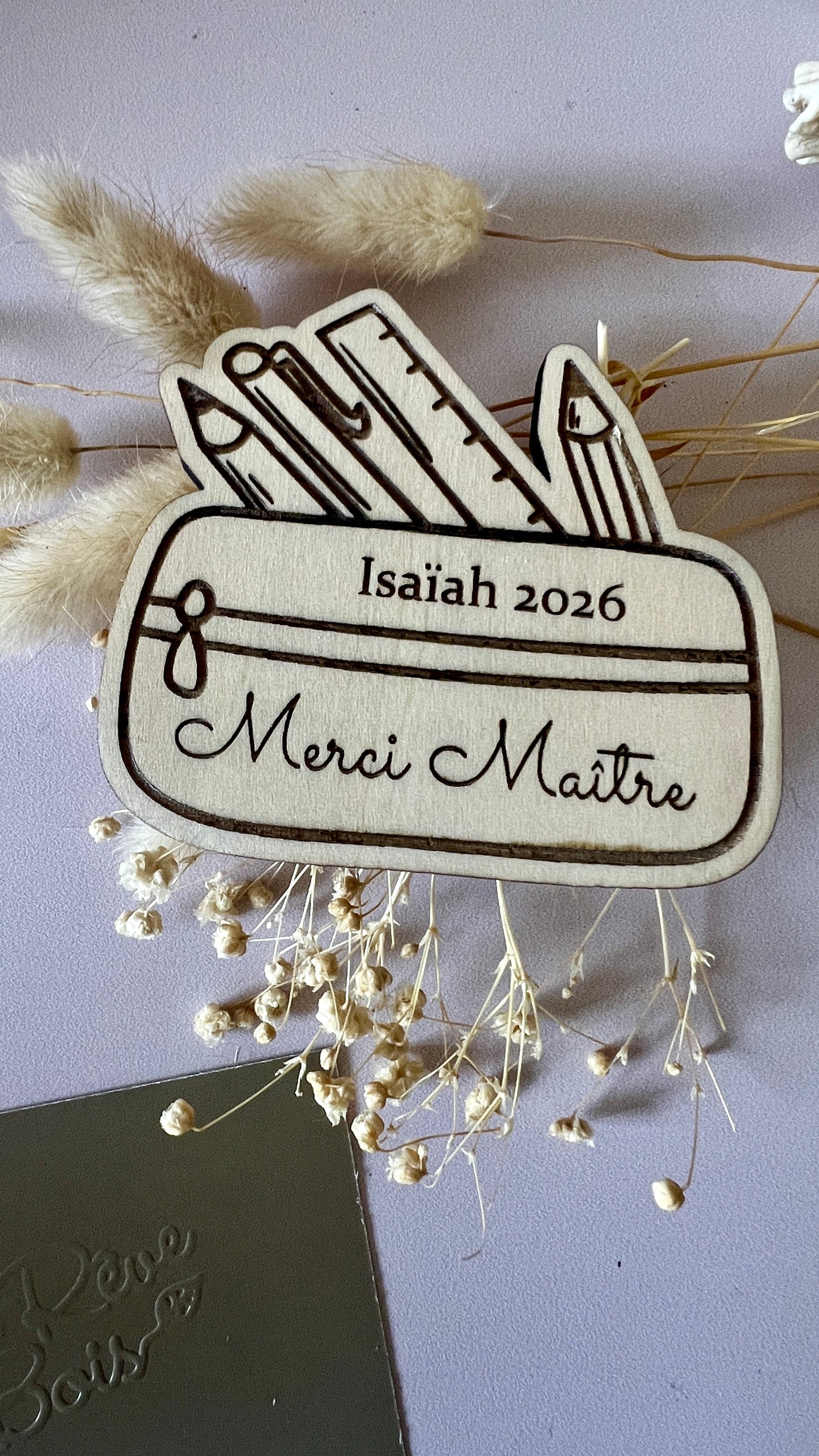 Magnet Trousse personnalisé — Cadeau maîtresse & ATSEM fin d'année