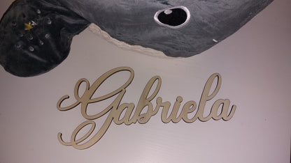 Prénom en bois à personnaliser