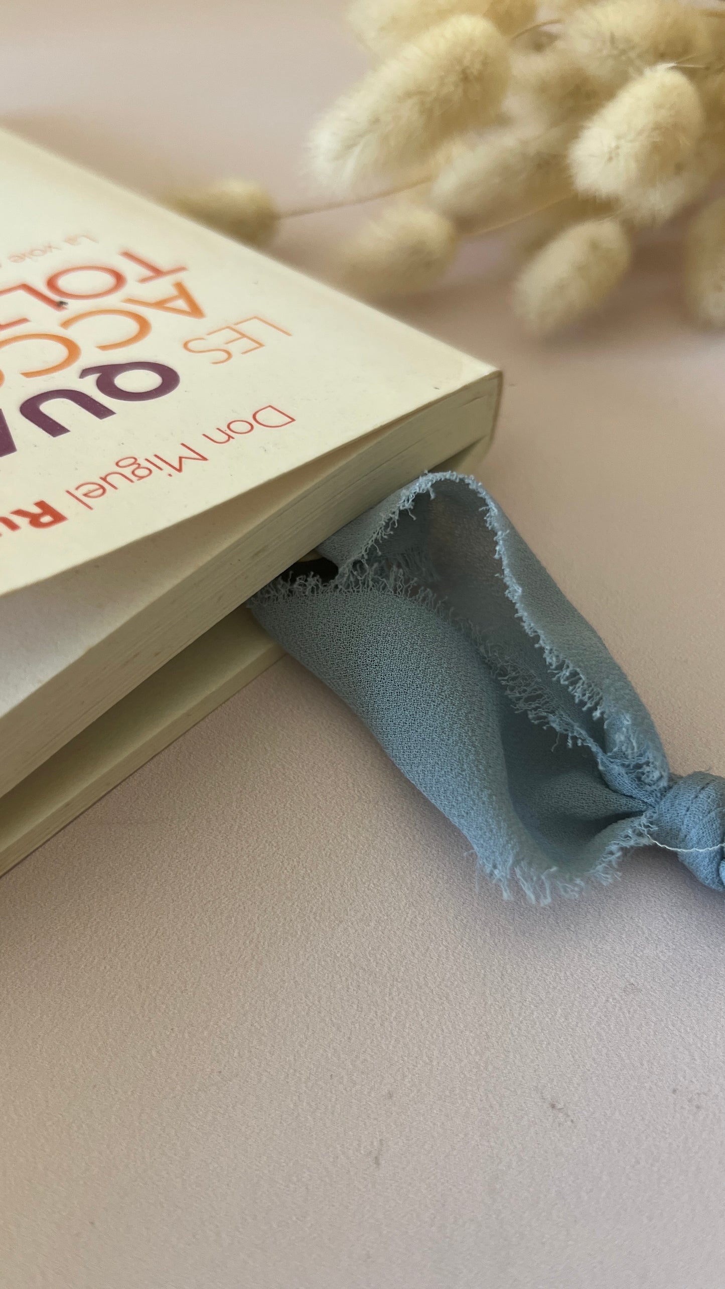 rendu marque page dans le livre
