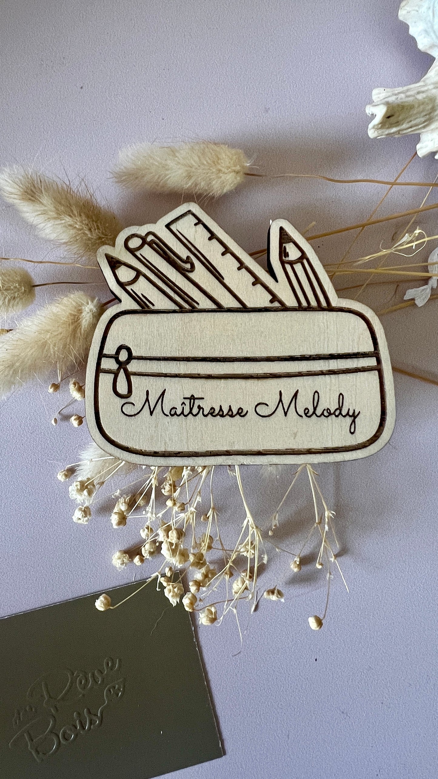 Magnet Trousse personnalisé — Cadeau maîtresse & ATSEM fin d'année