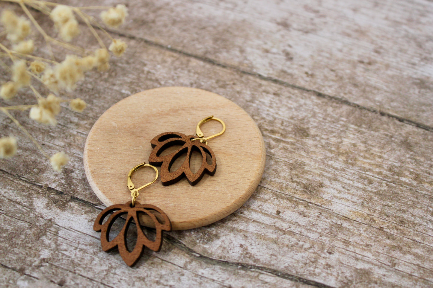 Boucles Fleur de Lotus