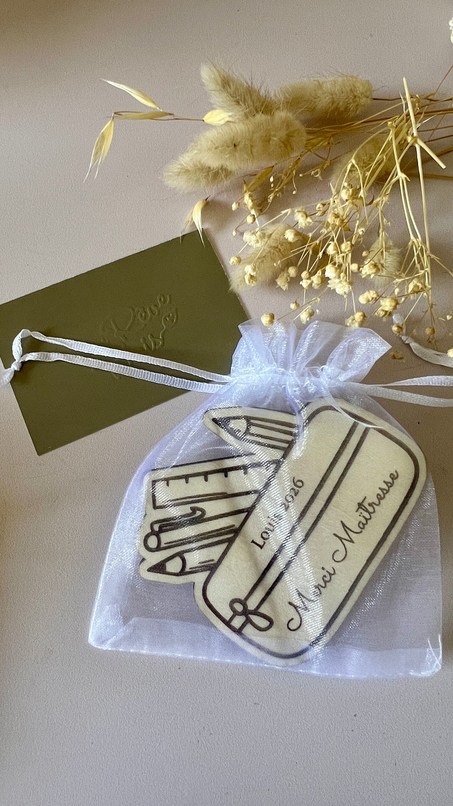 Magnet Trousse personnalisé — Cadeau maîtresse & ATSEM fin d'année