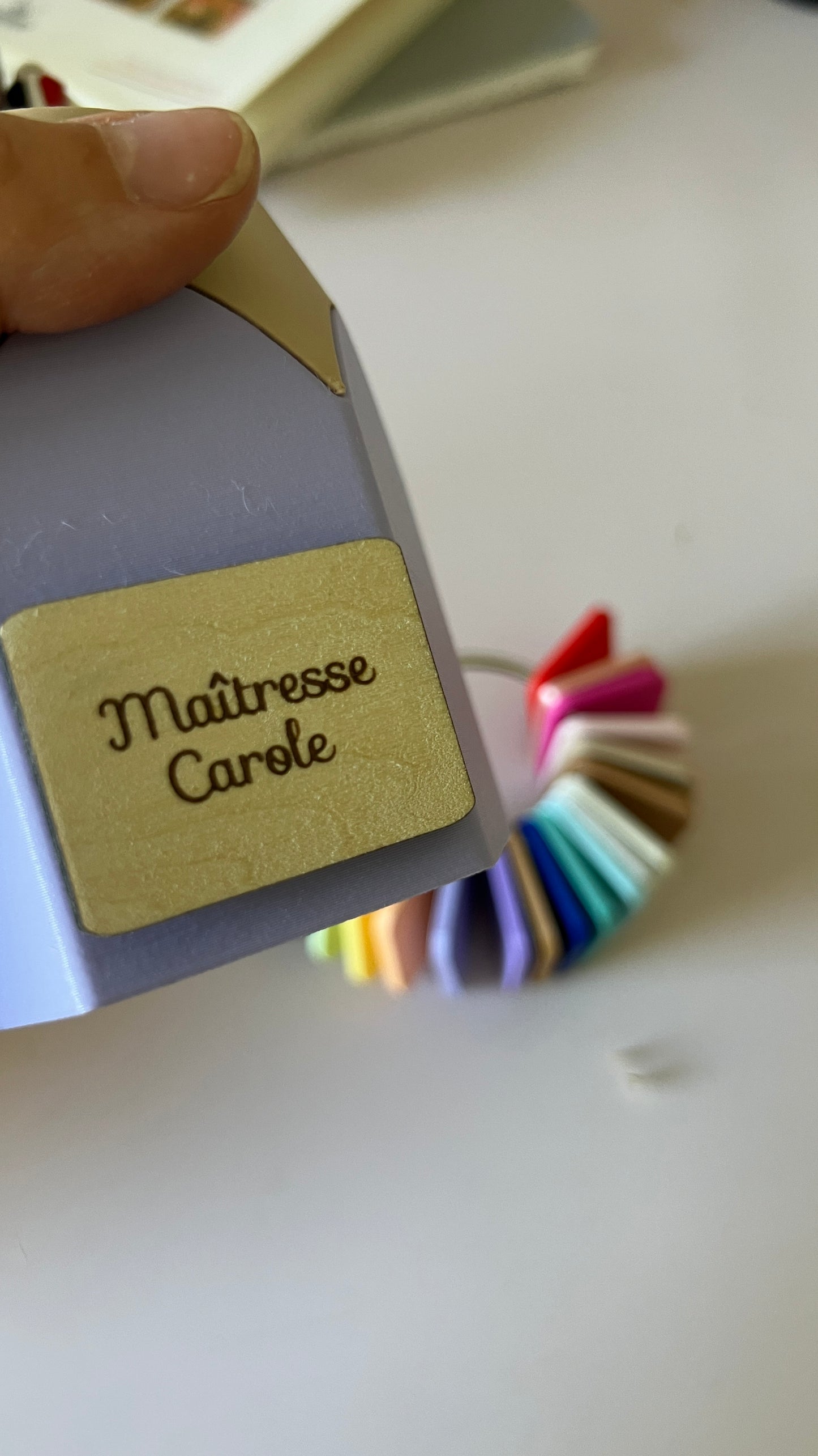 Pot à crayons personnalisé , Cadeau maîtresse maître fin d'année