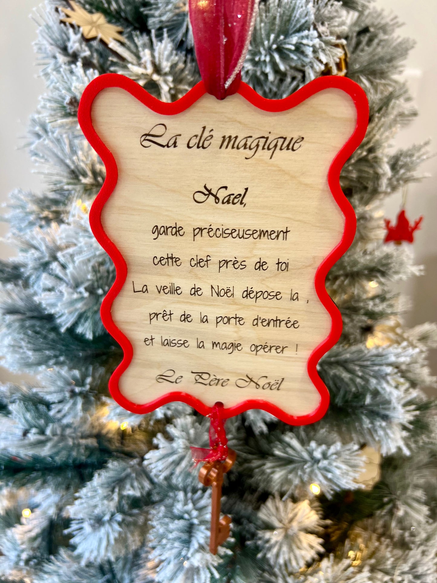 Clef magique du Père Noël -décoration Noël