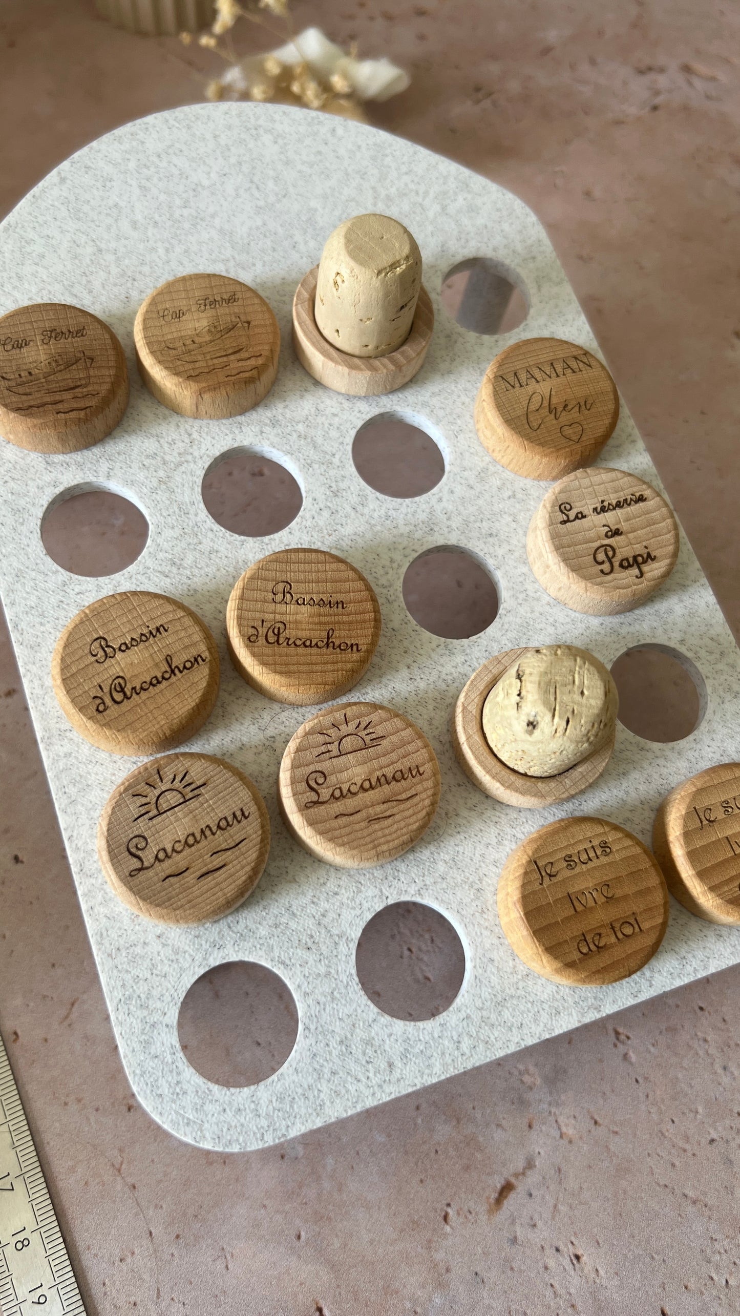 Bouchon bois liège Cap Ferret