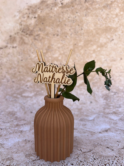 Diffuseur huile essentielle personnalisé – Cadeau maman mamie tata marraine – Fête des mères – Vase gravé – Idée cadeau femme