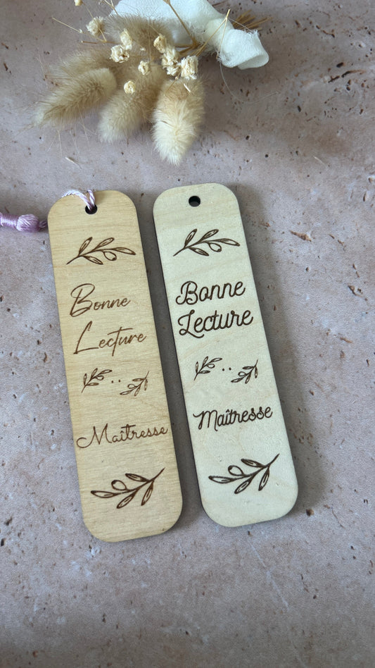 Marque page Maîtresse