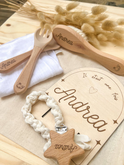 Coffret de Naissance Personnalisé - Cadeau Idéal pour Bébé