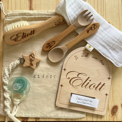 Coffret de Naissance Personnalisé - Cadeau Idéal pour Bébé