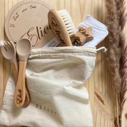 Coffret de Naissance Personnalisé - Cadeau Idéal pour Bébé