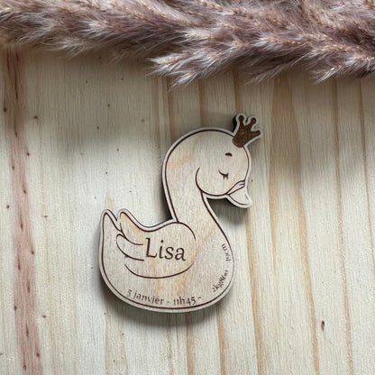 Faire-Part magnet de Naissance et Baptême en Forme d'Animaux