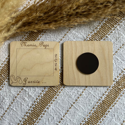 Cadre Photo personnalisé annonce grossesse, cadeau naissance, mini nous