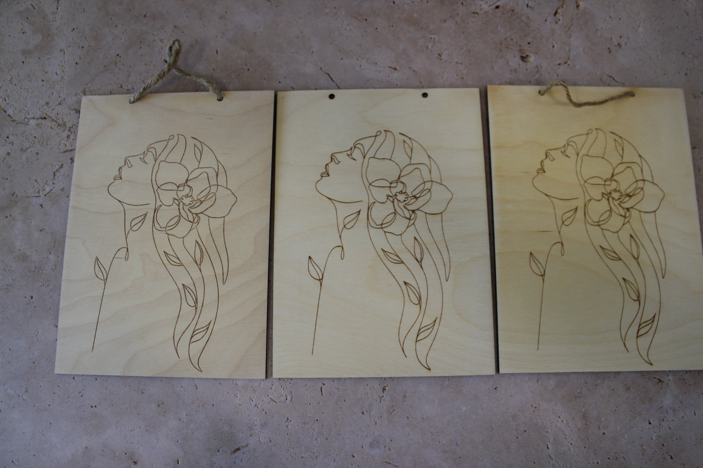 Tableau Femme lineart