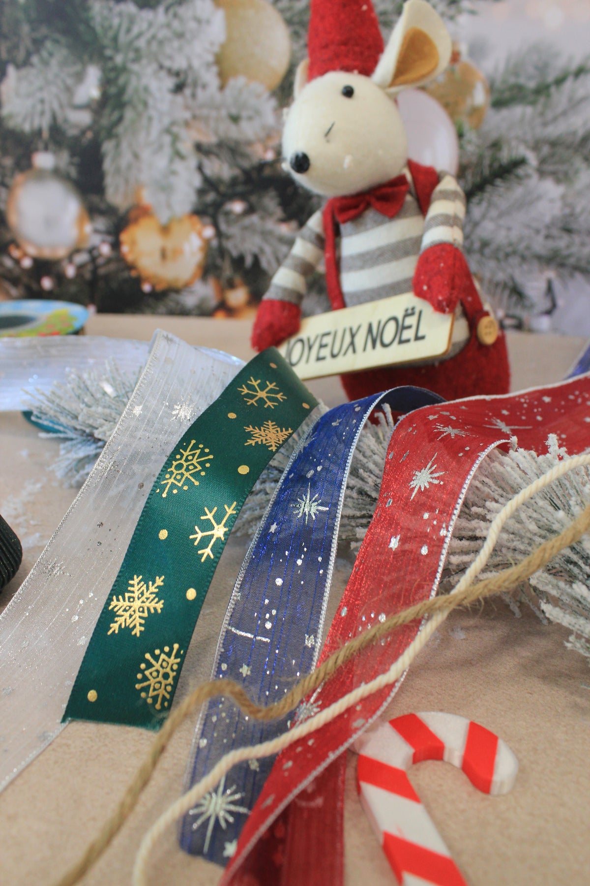 Suspension Ourson de Noël personnalisé en bois