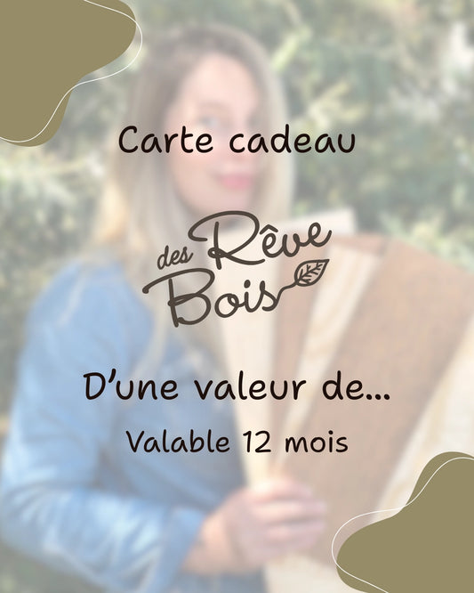 Carte cadeau digitale