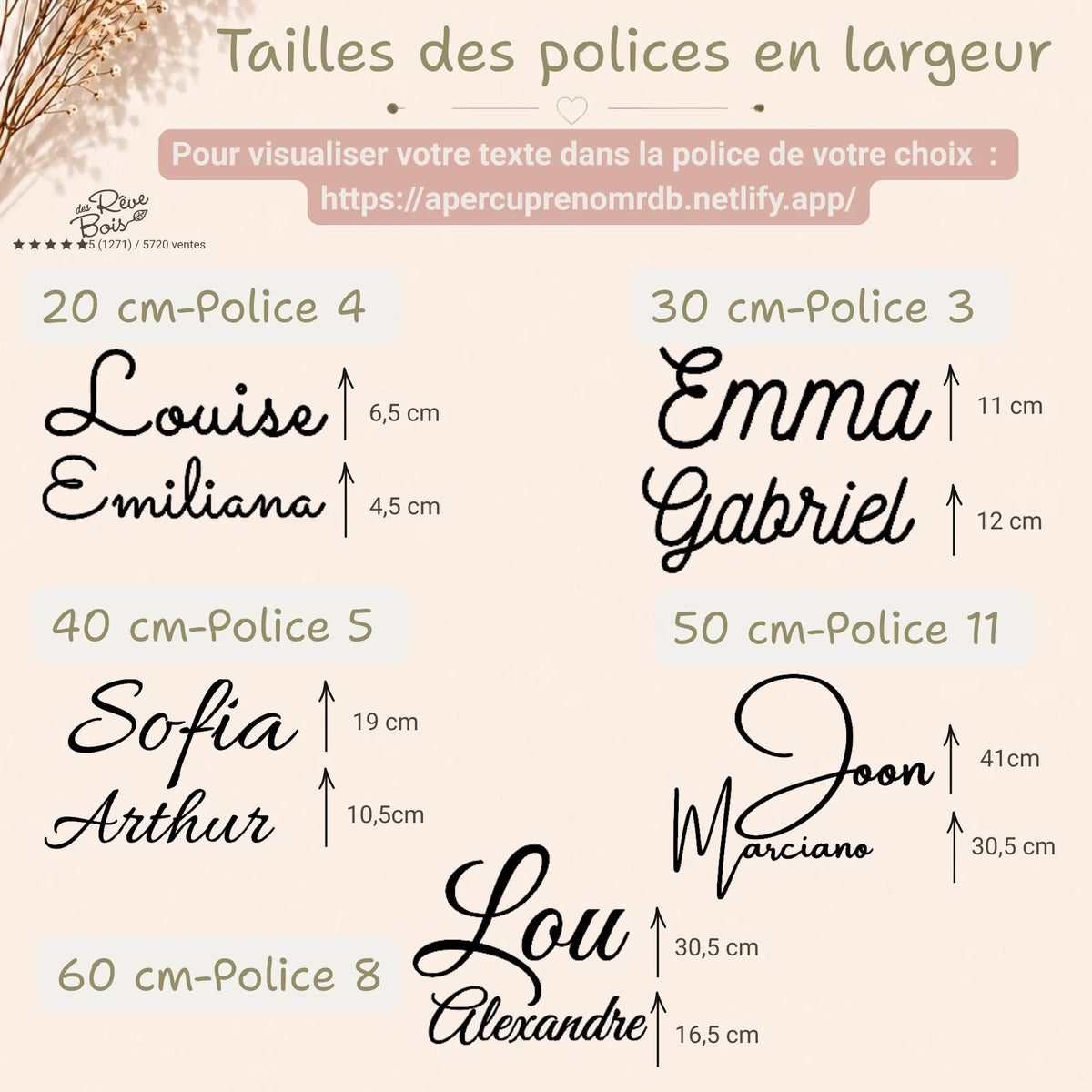 Prénom en bois personnalisé avec le prénom de l'enfant bébé idée cadeau  anniversaire naissance , décoration porte chambre avec lettres