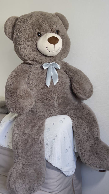 Décoration murale en bois - Ours, fleur et abeille – Déco chambre bébé nature