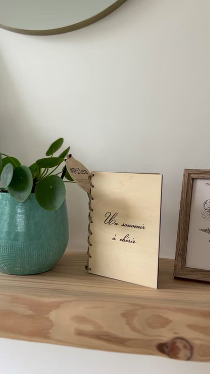 Cadre photo personnalisé en bois